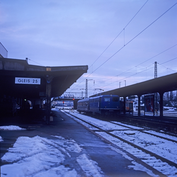 110 105 im Winter 1984/85 in Neunkirchen/Saar